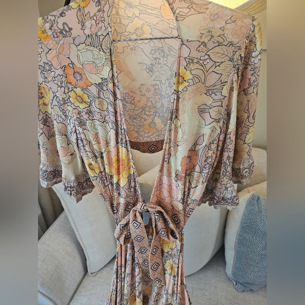 Spell and the Gypsy Collective Amethyst Bambi Dress in Blush - Picture 10 of 12